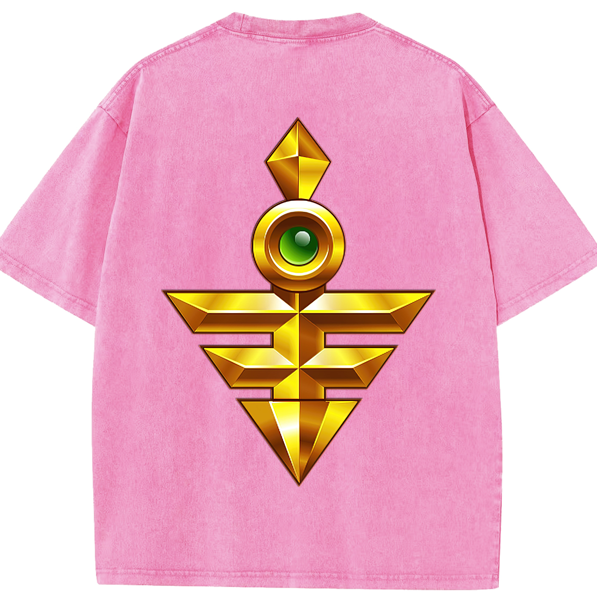 （画像用） 遊☆戯☆王 Yu-Gi-Oh! 綿100% ヴィンテージ風 半袖Tシャツ（背面プリント）